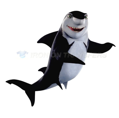 Shark Tale Iron-on Stickers (Heat Transfers)NO.3413